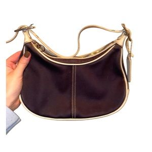 Vintage coach bag baby blue - small